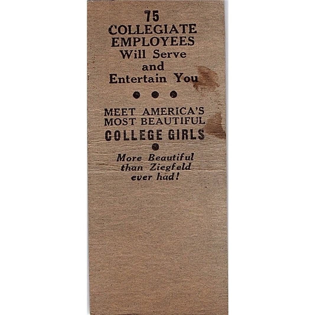 Kitty Davis' Cocktail Lounge Chicago Vintage Matchbook Cover SC7-Y1