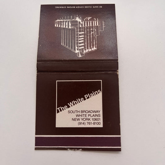 The White Plains South Broadway White Plains NY Vintage Matchbook Cover TB8-MB-3