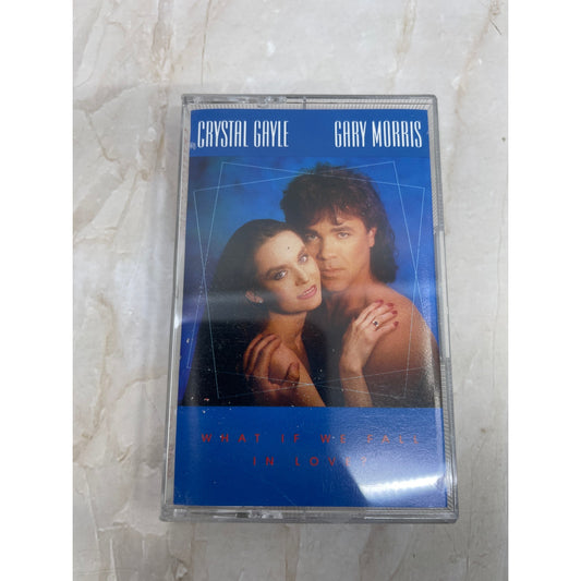 Crystal Gayle Gary Morris What If We Fall in Love? Cassette Tape TH9-T1