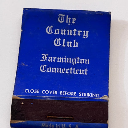 The Country Club Farmington CT Vintage Matchbook Cover TB8-MB3-1