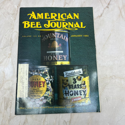 1993 January - American Bee Journal Magazine - Bees Beekeeping Honey M9