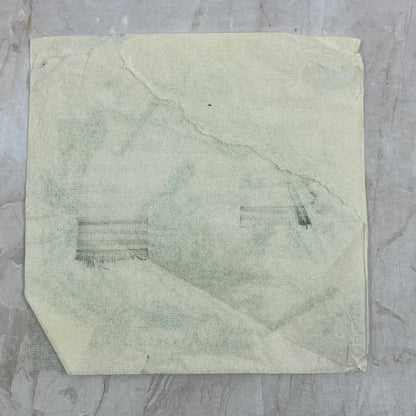 1950s Rudi's Italian Inn Restaurant Napkin Los Angeles CA Crenshaw Blvd AE8