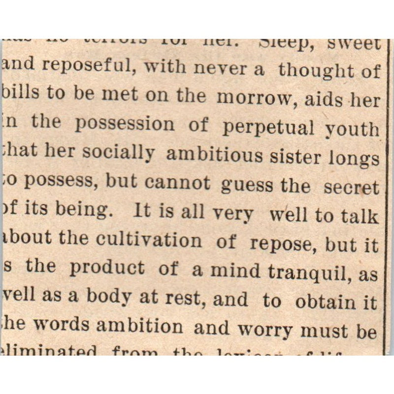 Evangelist Moody & the Sinless Man Milwaukee 1898 Newspaper Clip AF7-SS9