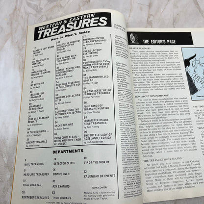 1981 Oct - Western & Eastern Treasures Magazine - Treasure Hunting Gold M13