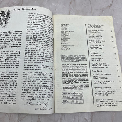 1978 Oct Camp Chase Gazette Newsletter Lancaster Ohio TG8-VV