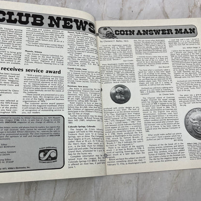 1977 Apr White's Electronics Discover Newsletter Metal Detectors Treasure M19