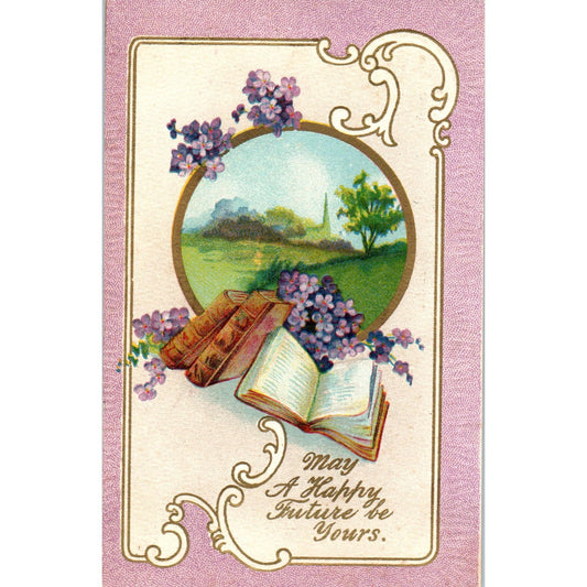 1919 New Year John Winsch Back Original Postcard PC9