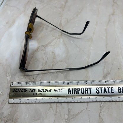 Retro BerDel 145 Remington Black Aviator Sunglasses Eyeglasses Frames TD7-G3-7
