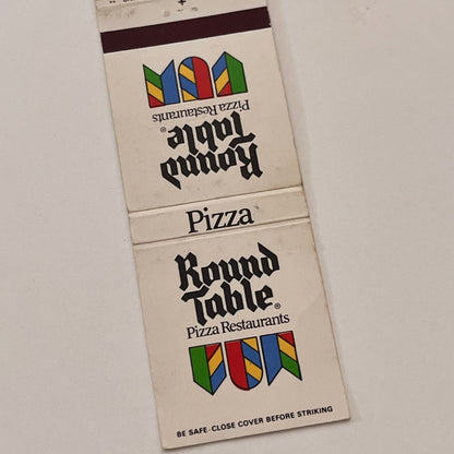 Round Table Pizza Restaurants Vintage Matchbook Cover TB6-MB2-2