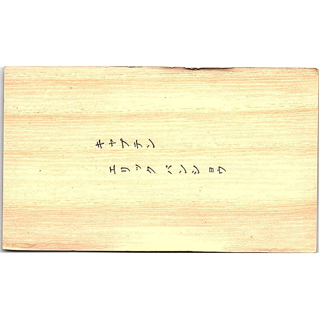 M S Bandex Captain Erik Werenskiold Borgestad  Vintage Business Card SB4-B11