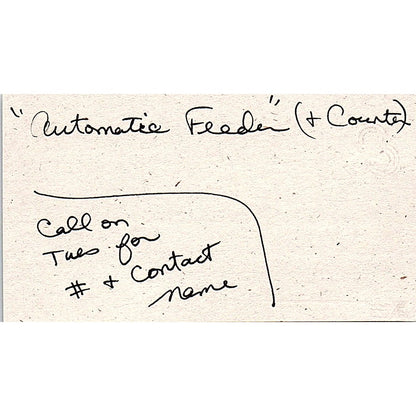Tri-Tronics Glen T McKenna Tampa FL Vintage Business Card SC9-B11