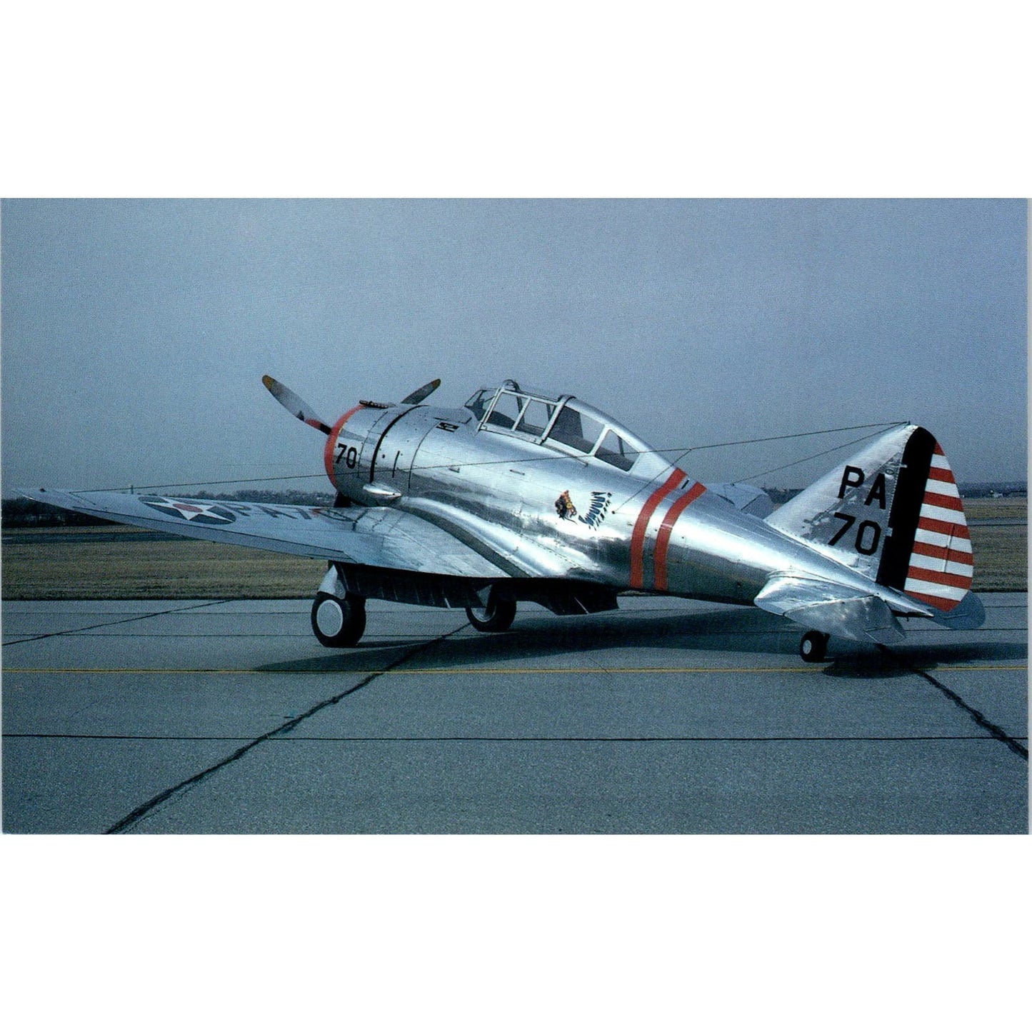 Seversky P-35A Vintage Postcard PC19