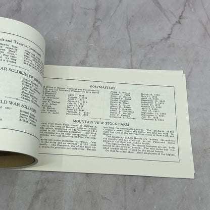 1927 Souvenir of Benson Vermont Book TA9