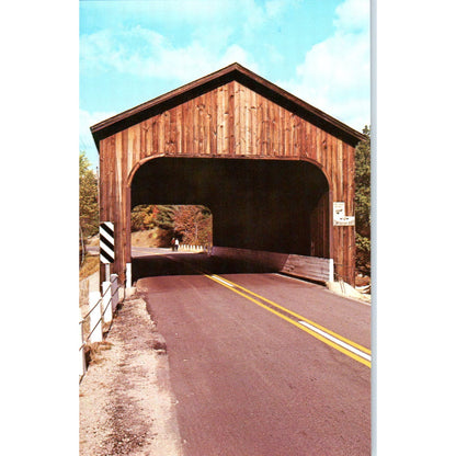 County Bridge Hancock-Greenfield NH Covered Bridge Postcard PB12