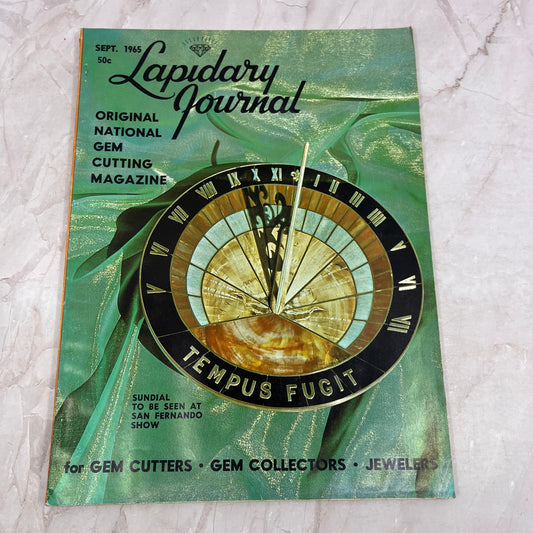 Sundial at San Fernando Show - Lapidary Journal Magazine - Sep 1965 M26