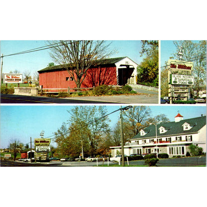 Glass Kitchen at the Willows Lancaster PA Dutch Country Vintage Postcard PD5