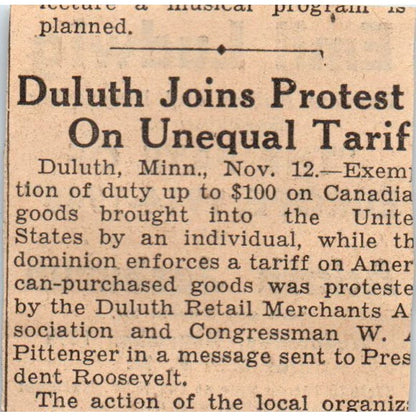 Emil Ludwig at Adath Jeshurun - The Fate of Europe 1935 Newspaper Ad AE7-H2