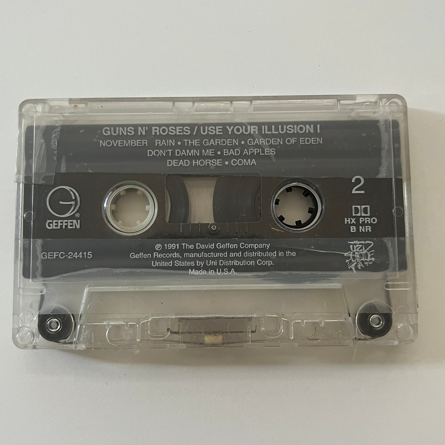 Guns 'N Roses Use Your Illusion I Cassette Tape TB6-OT1