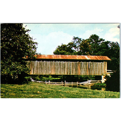 Greene County Ohio 18 Vintage Covered Bridge Postcard PC16