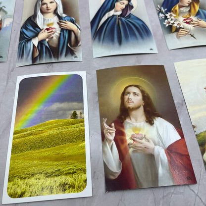 Vintage Lot of 13 Funeral Memorial Prayer Cards Adelaine Eschenbaum TH2-MI1