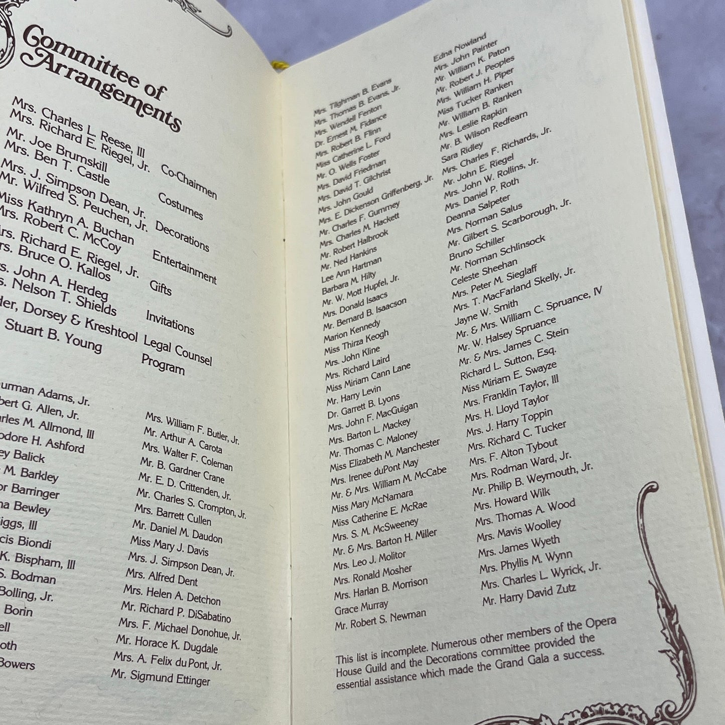 1978 Grand Opera House Wilmington DE Program Myron Romanul Arthur Fiedler J5-EL