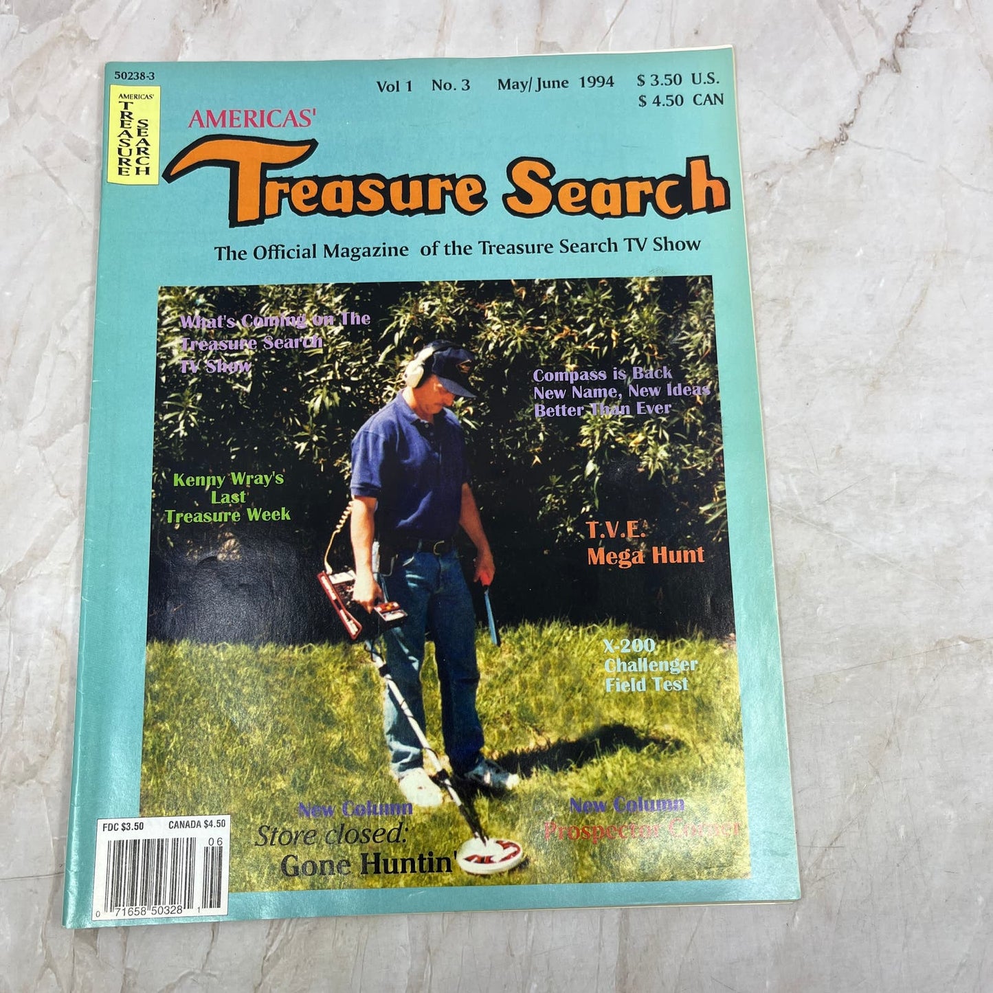 1994 May/June Americas' Treasure Search Official Magazine of the TV Show M20