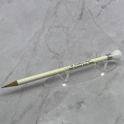 Vintage Comfort King Air Conditioning Light Bulb Topper Chicago Pencil TC5-PN2