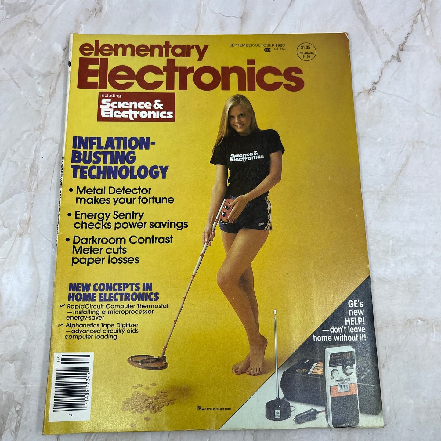 1980 Oct - Elementary Electronics Magazine Metal Detector Treasure Hunting M18