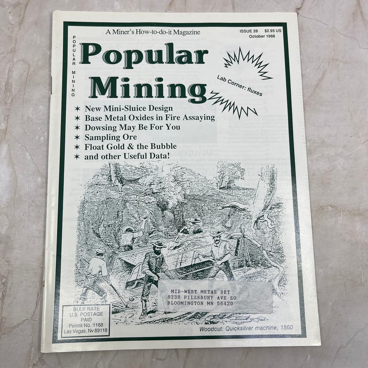 1988 Oct - Popular Mining Magazine - Treasure Hunting Gold Prospecting M19