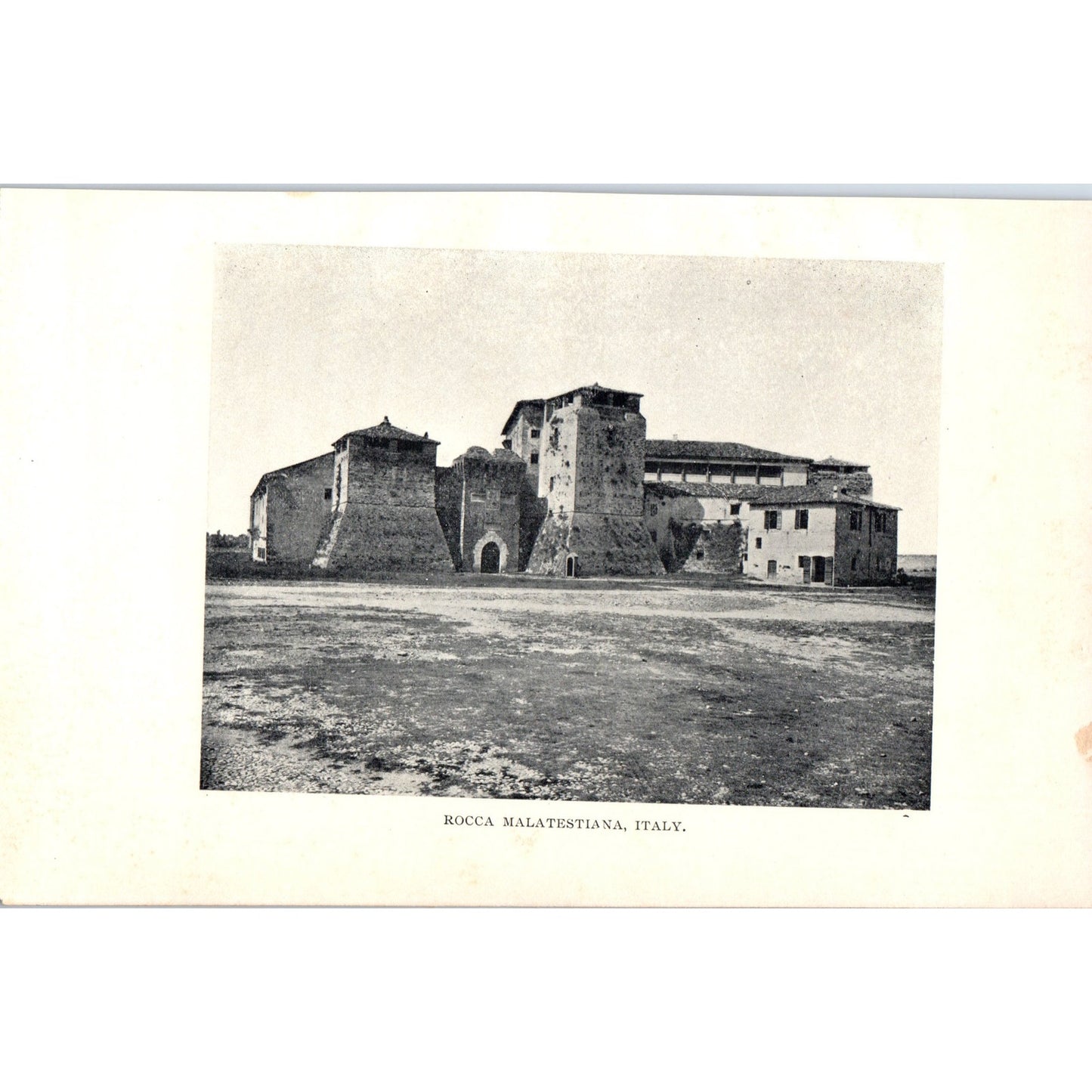 Rocca Malatestiana Italy 1901 Original Print AD8-H9
