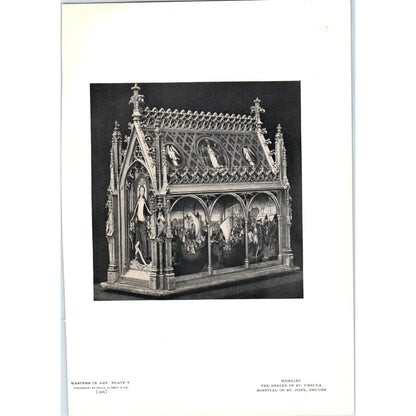 The Shrine of St. Ursula - Memlinc c1905 Art Print D16