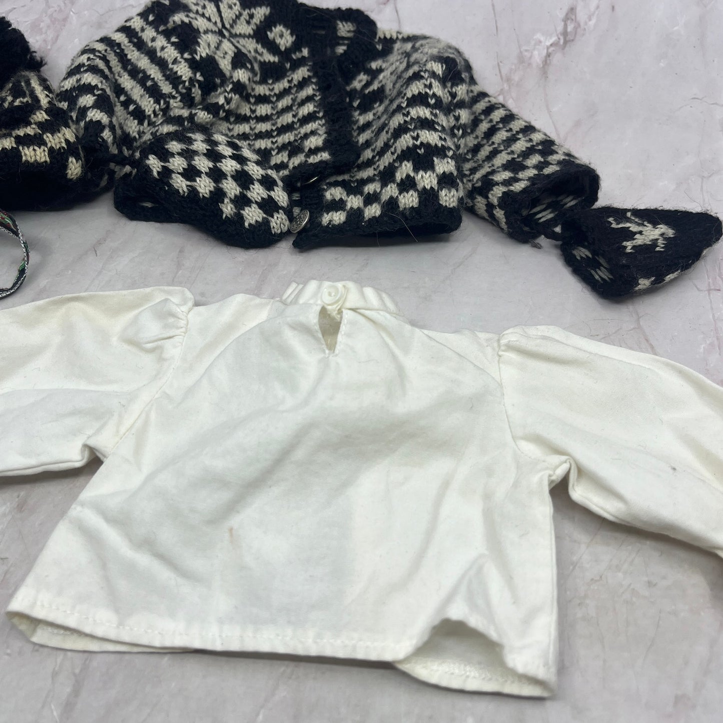 1980s Original Kirsten American Girl Doll Winter Collection Skirt Blouse Woolens