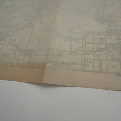 1920s Walworth County Wisconsin Full County Fold Out Plat Map 13.25" K28