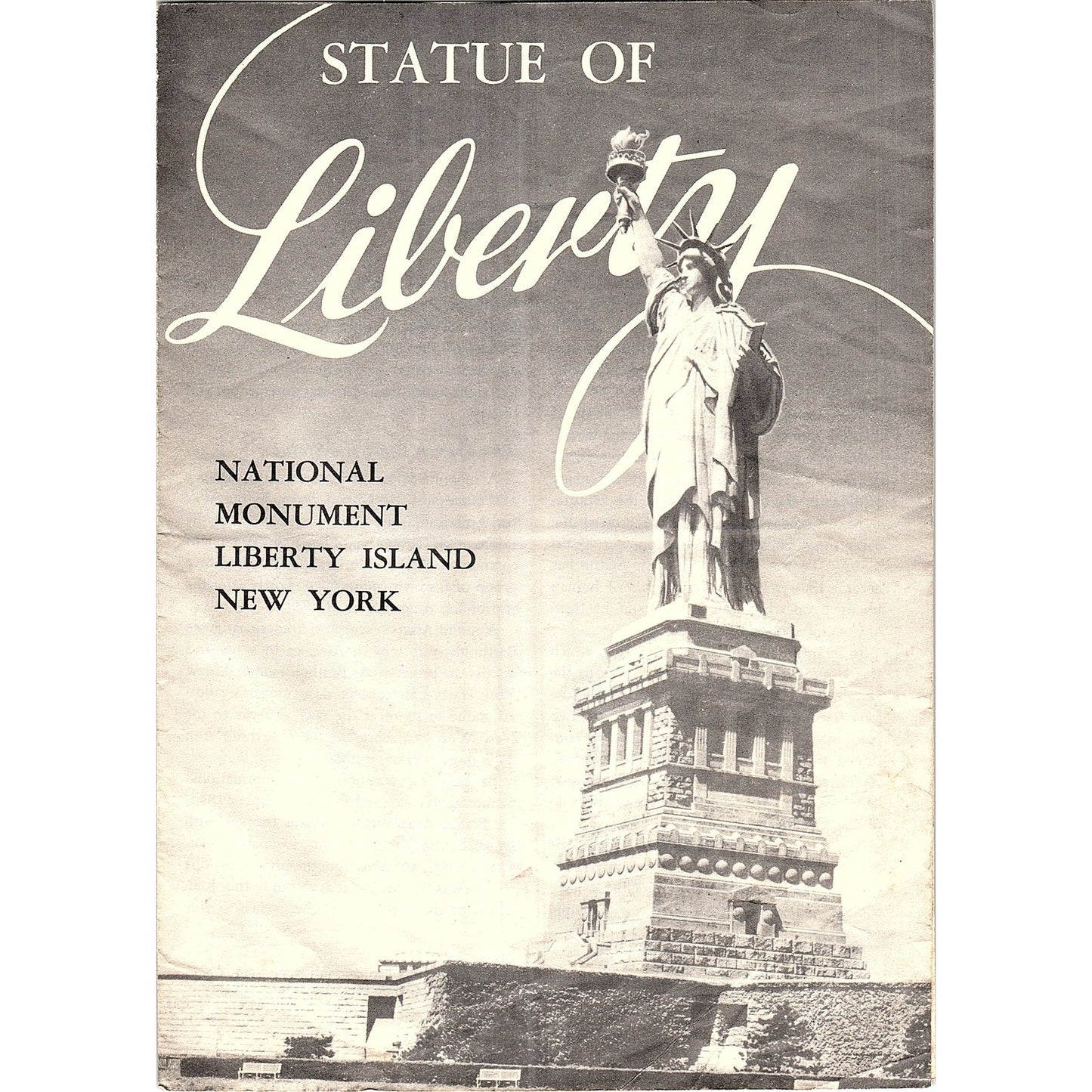 The Statue of Liberty National Monument Liberty Island Travel Brochure TH2-TB5