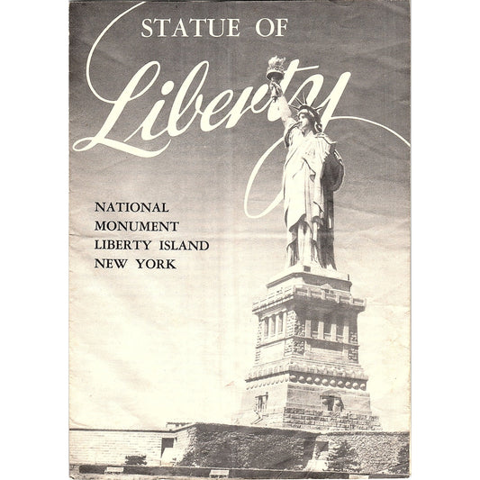 The Statue of Liberty National Monument Liberty Island Travel Brochure TH2-TB5