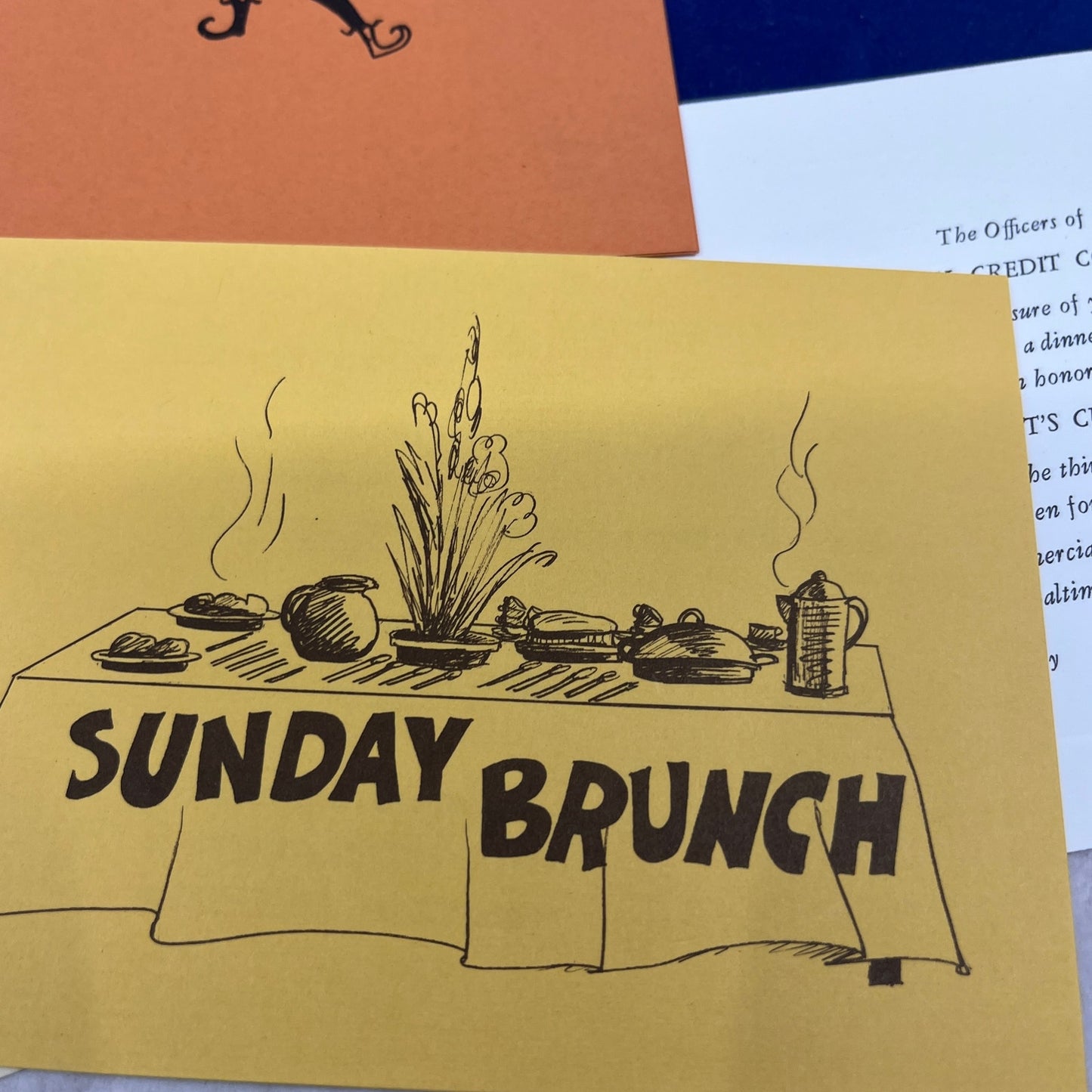 1967 President's Cup Ephemera Lot Menus Leaflets Invitation TA9-E1