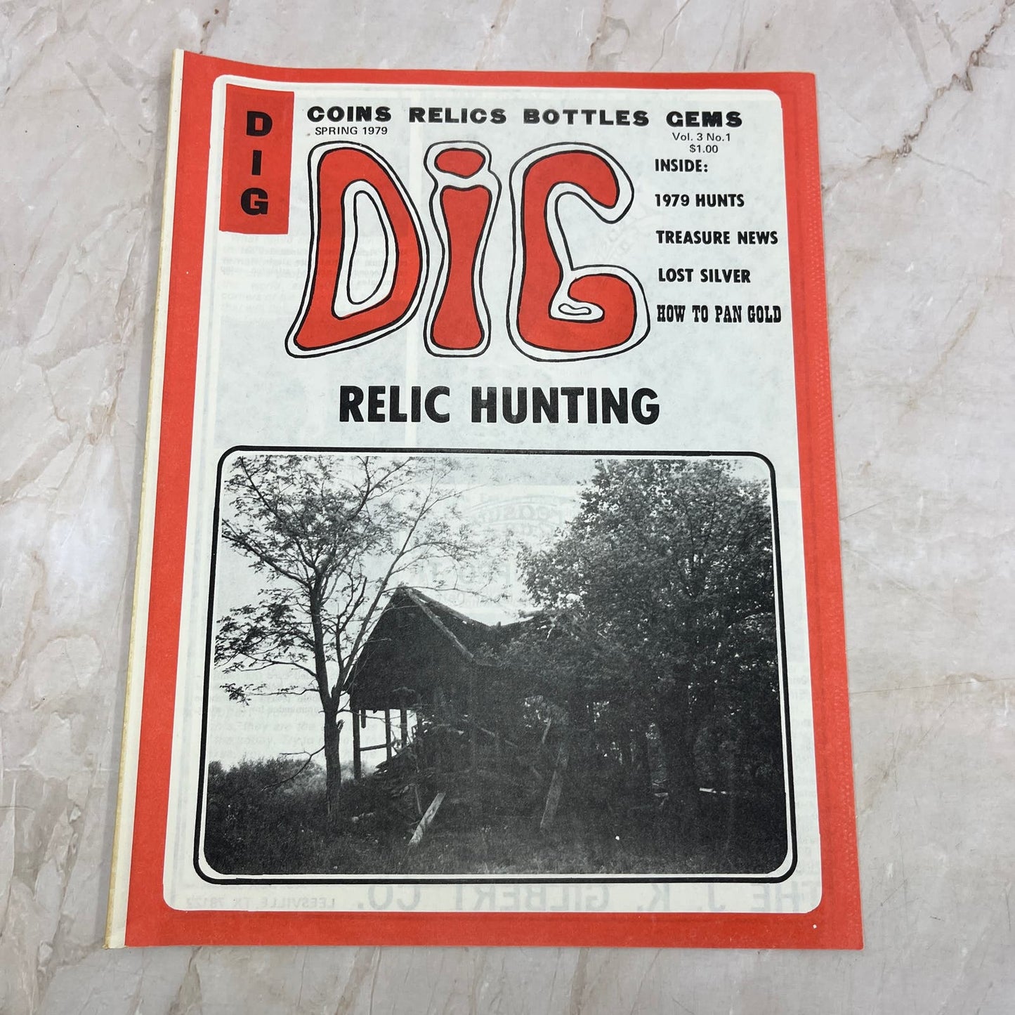 1979 Spring - DIG Eastern Treasure Hunters Magazine - Coins Bottles Gems M18