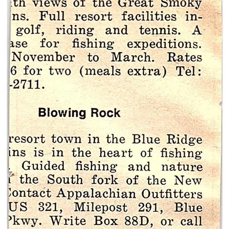 Bob Ahlin's Canoes North Armstrong Ontario 1977 Ad AF6-M3