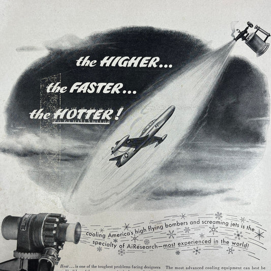 The Garrett Corporation Airesearch Mfg Co Los Angeles CA 1951 Magazine Ad FL6-10