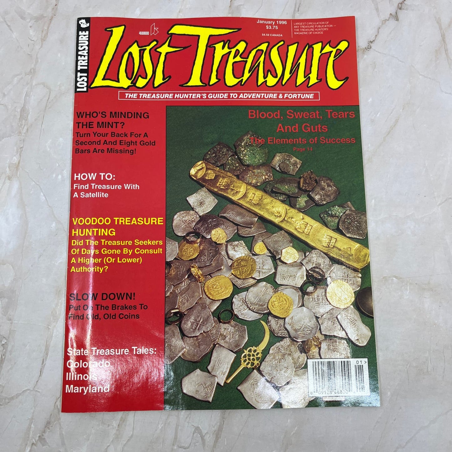 1996 Jan - Lost Treasure Magazine - Treasure Hunting Gold Prospecting M14