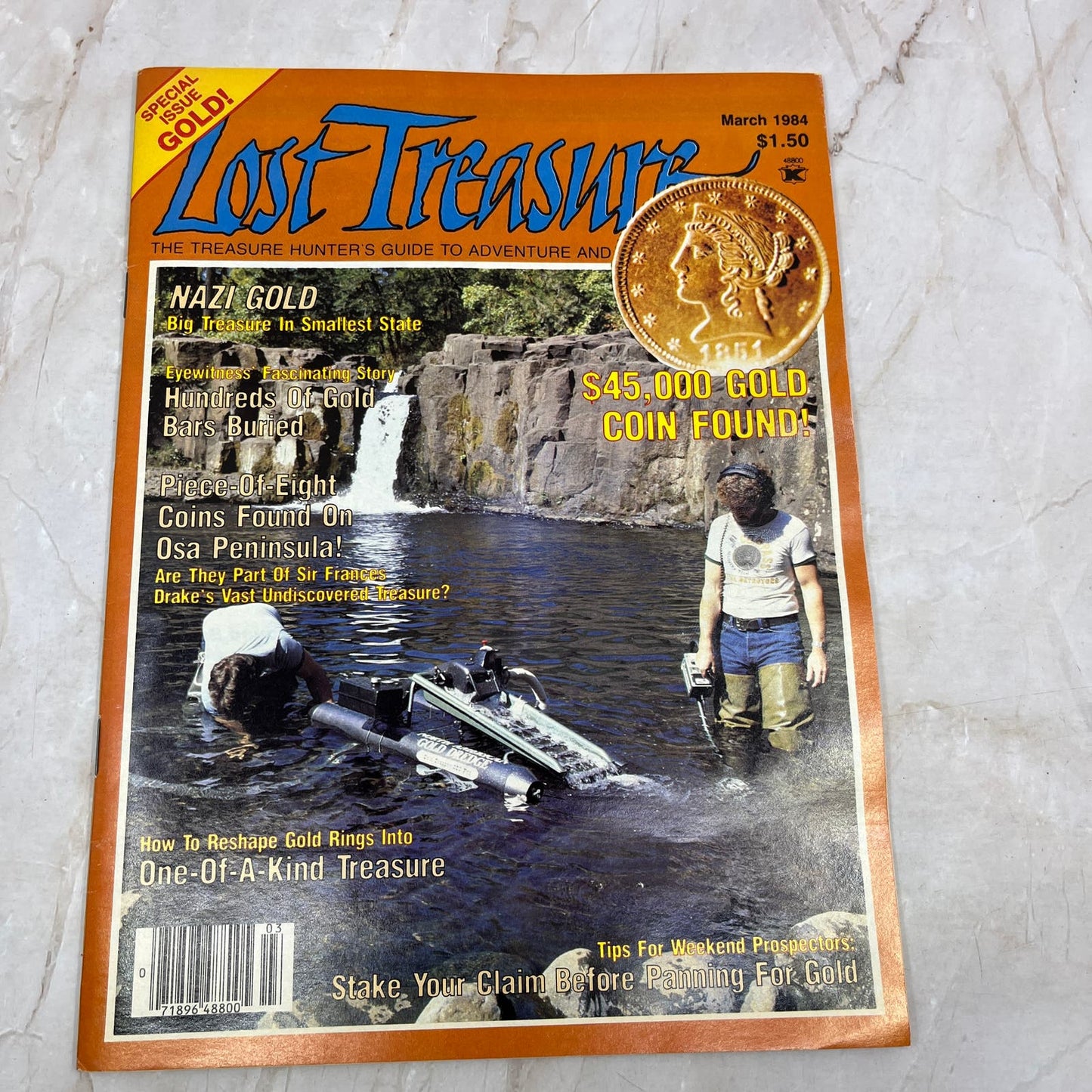 1984 March - Lost Treasure Magazine - Treasure Hunting Gold Prospecting M15
