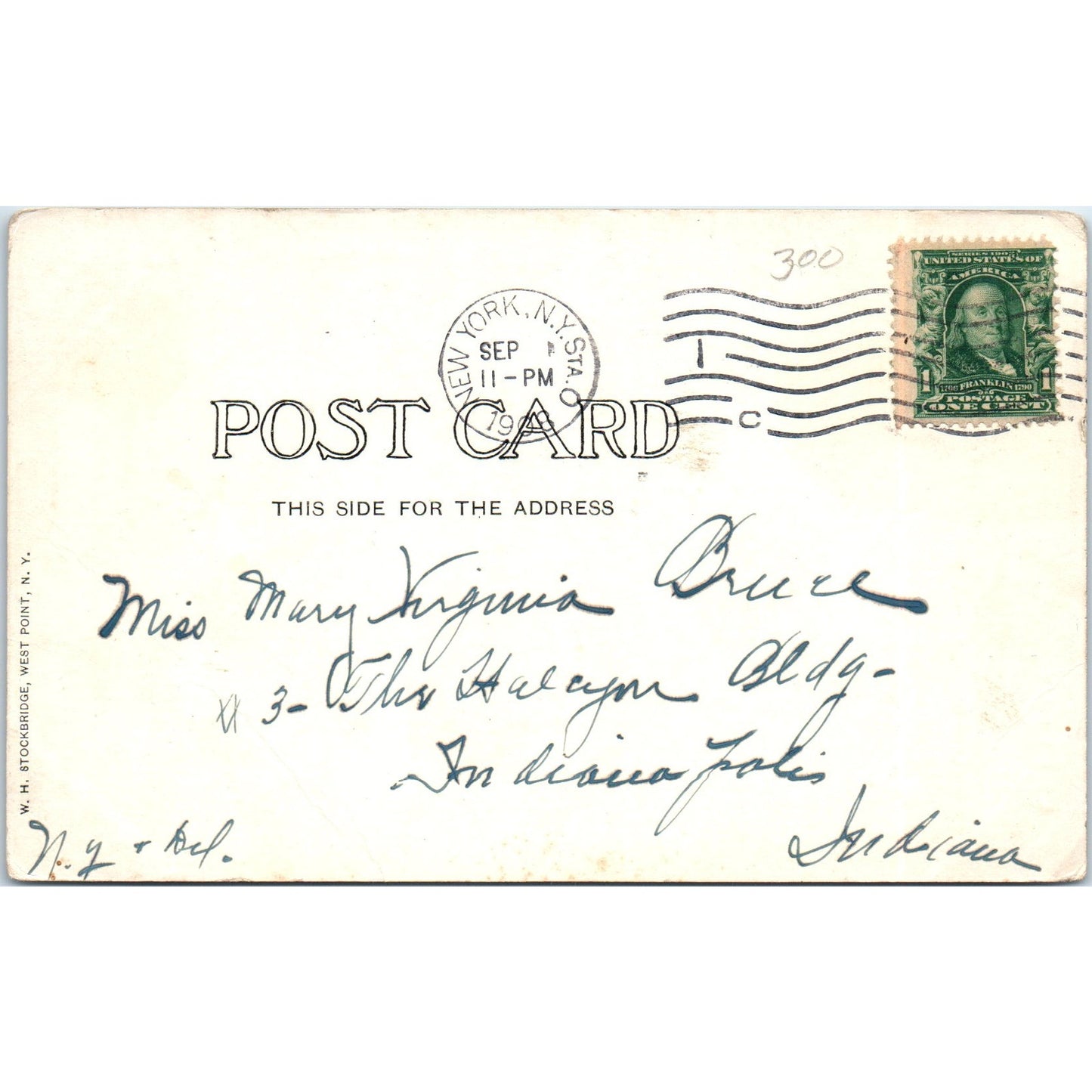 1908 Spanish American War "Dress Parade West Point NY" Original Postcard PD2