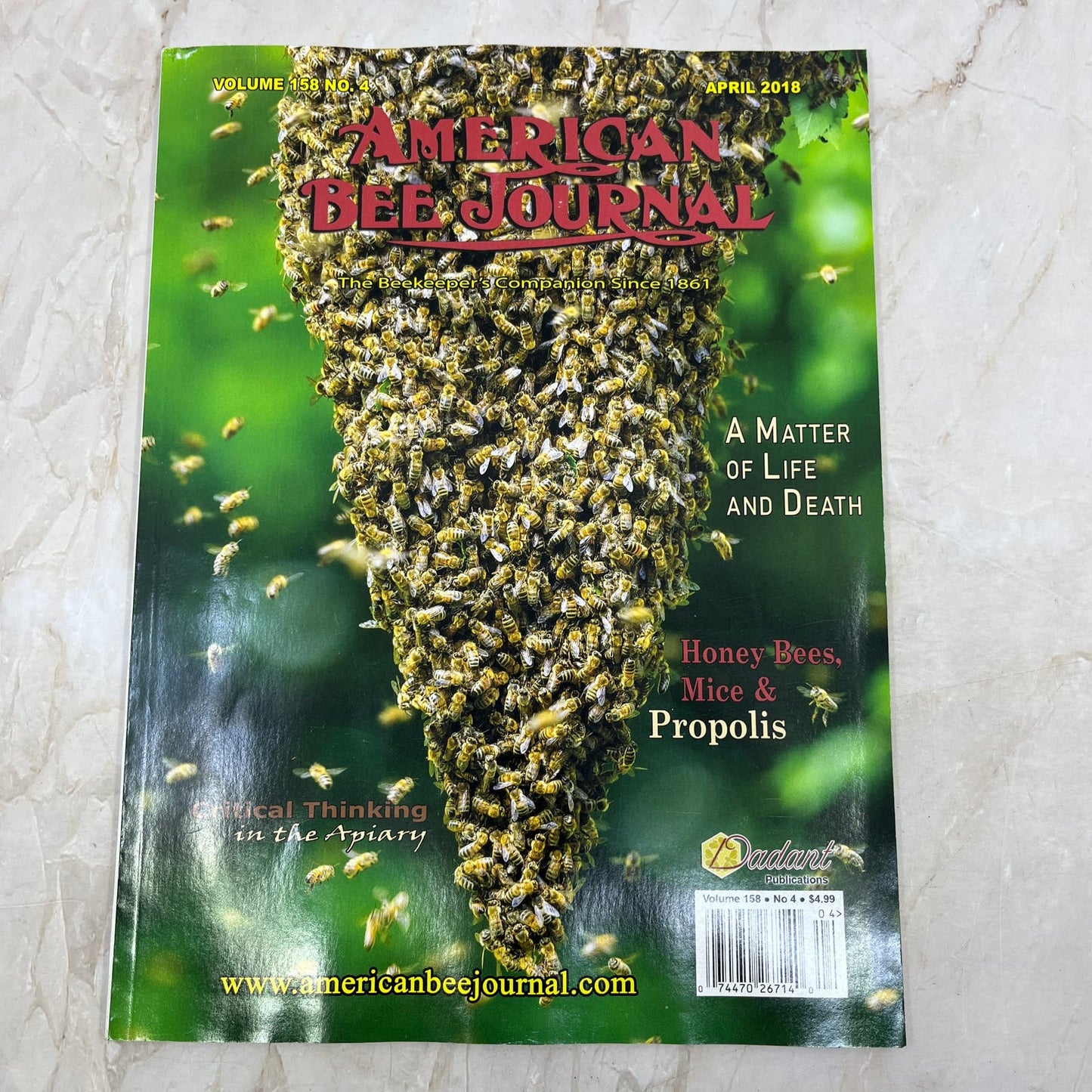 2018 April American Bee Journal Magazine Bees Beekeeping Honey M8