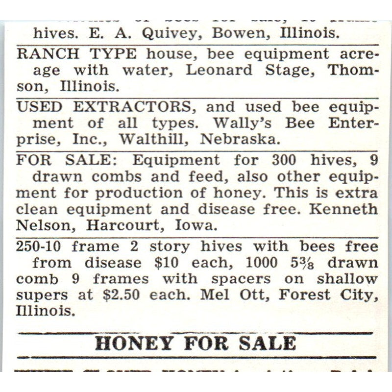 Conneaut Can Co Bee Supplies Conneaut OH 1961 Magazine Ad AB6-S12