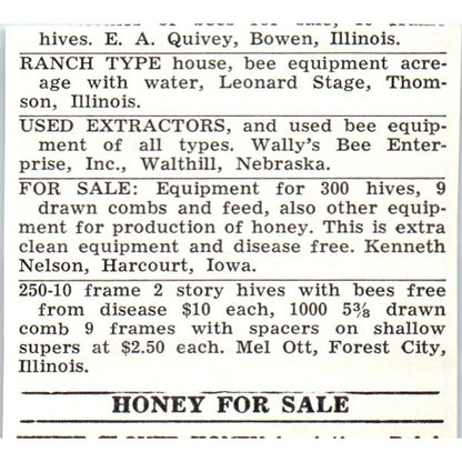 Conneaut Can Co Bee Supplies Conneaut OH 1961 Magazine Ad AB6-S12