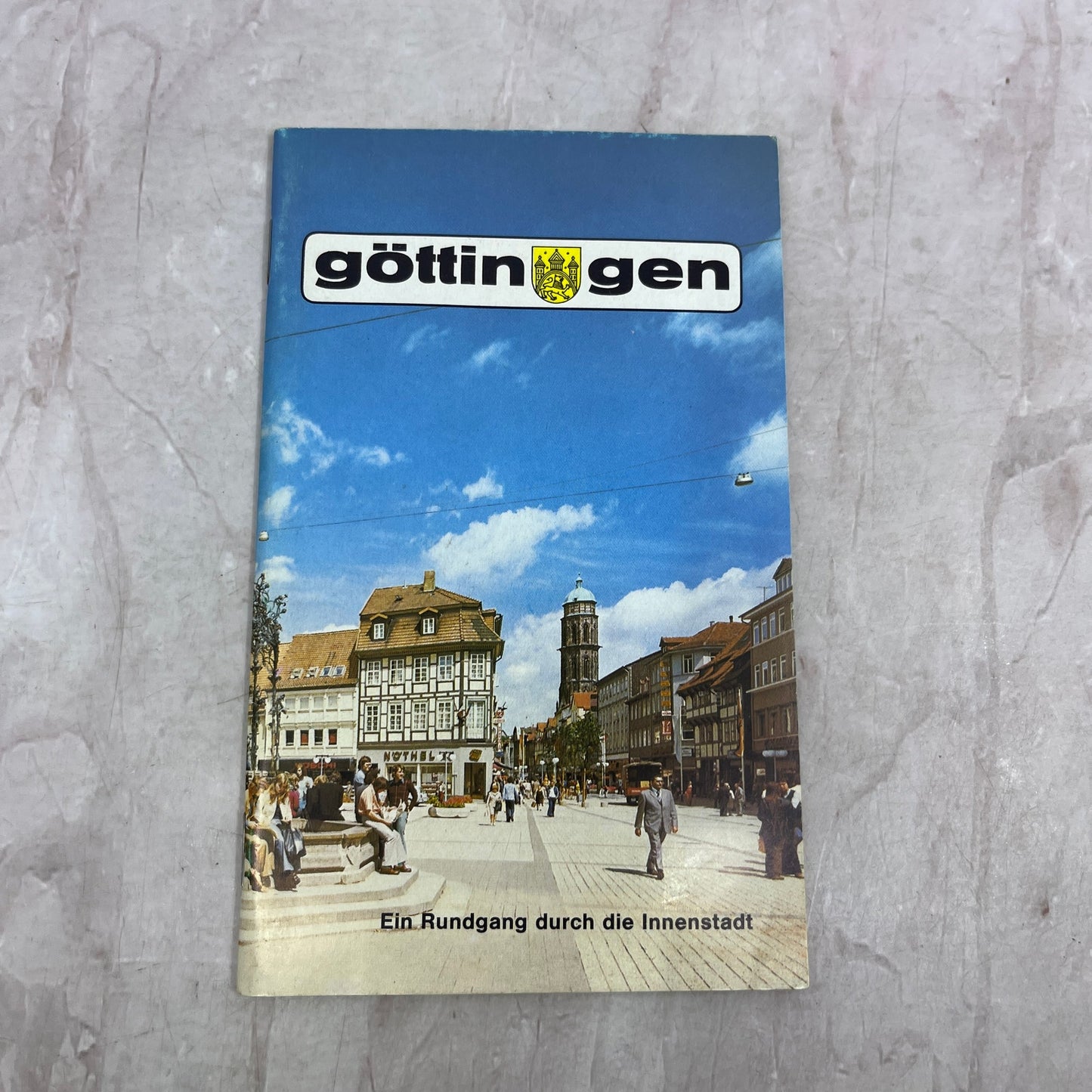 Vintage Göttingen Ein Rundgang Durch Die Innenstadt Travel Guide Booklet ML1-7