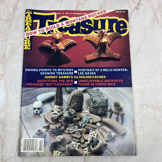 1982 Oct - Treasure Magazine - Treasure Hunting Metal Detecting Gold Coins M10