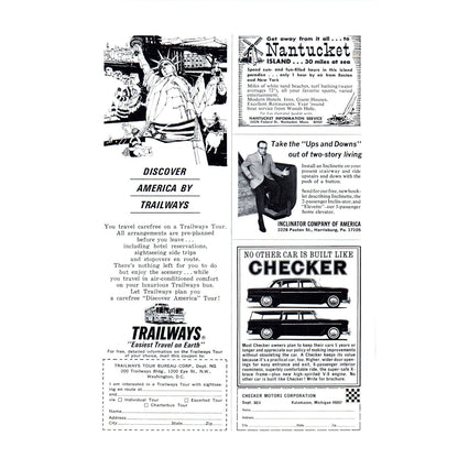 Red 4-Door Ford Thunderbird Automobile Car - Vintage Magazine Ad D20