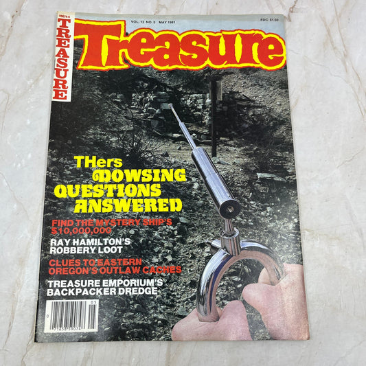 1981 May - Treasure Magazine - Treasure Hunting Metal Detecting Gold Coins M10