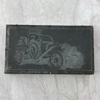 Bozzani Motors Garage Covina California Vtg Letterpress Printers Block Plate SB8